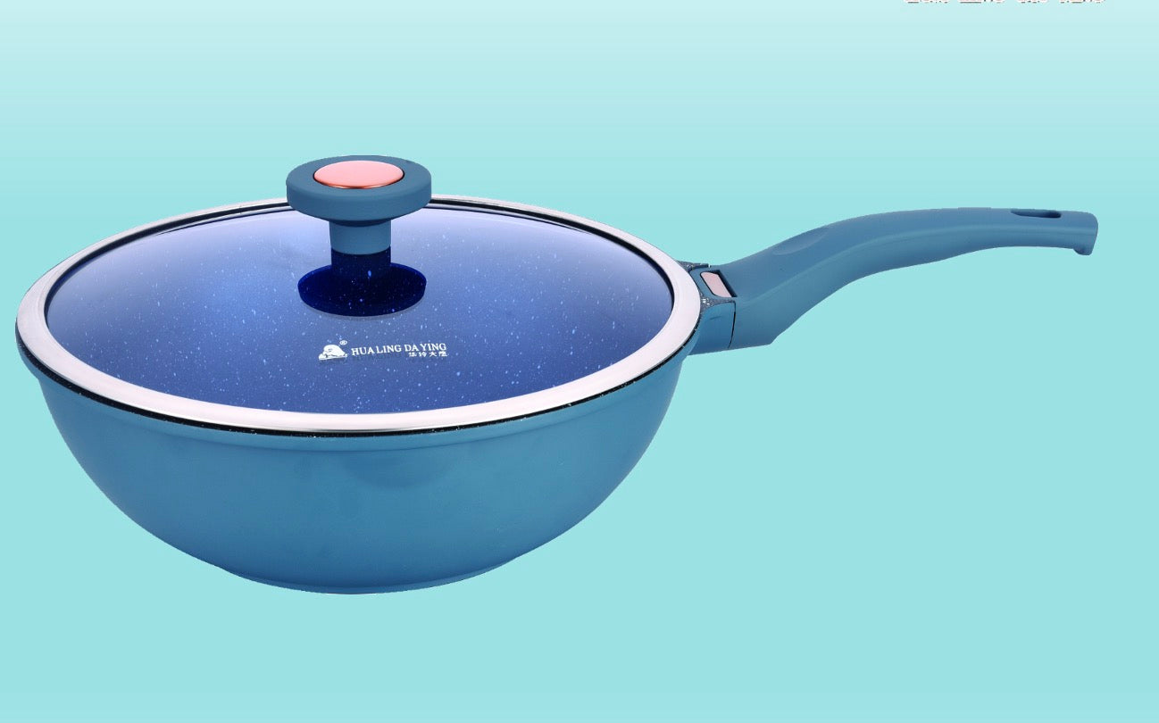 Focaccia Non-Stick Deep Frypan with Lid